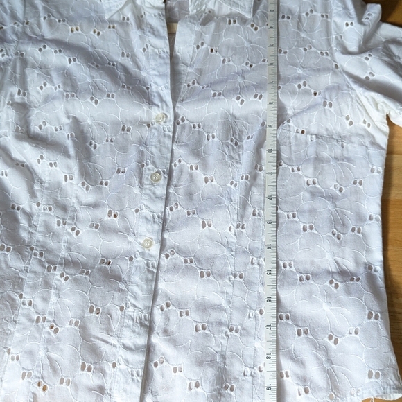 INC cotton lace shirt - Picture 6 of 7